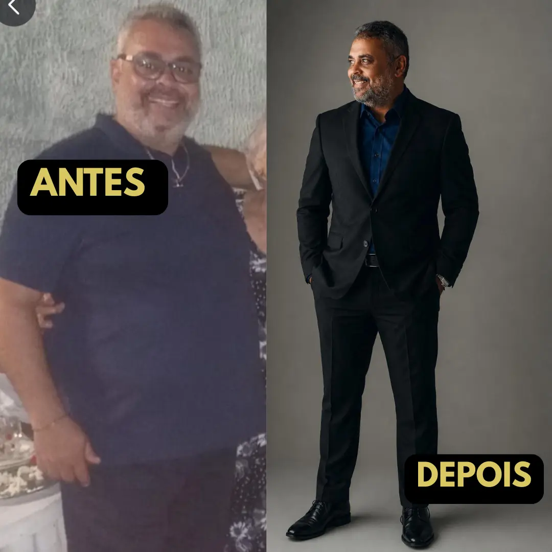 Antes e depois aluno 1