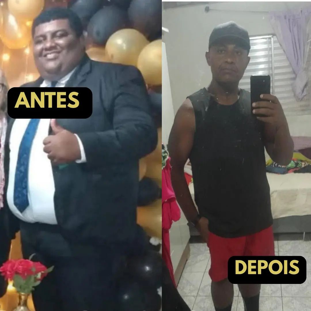 Antes e depois aluno 2