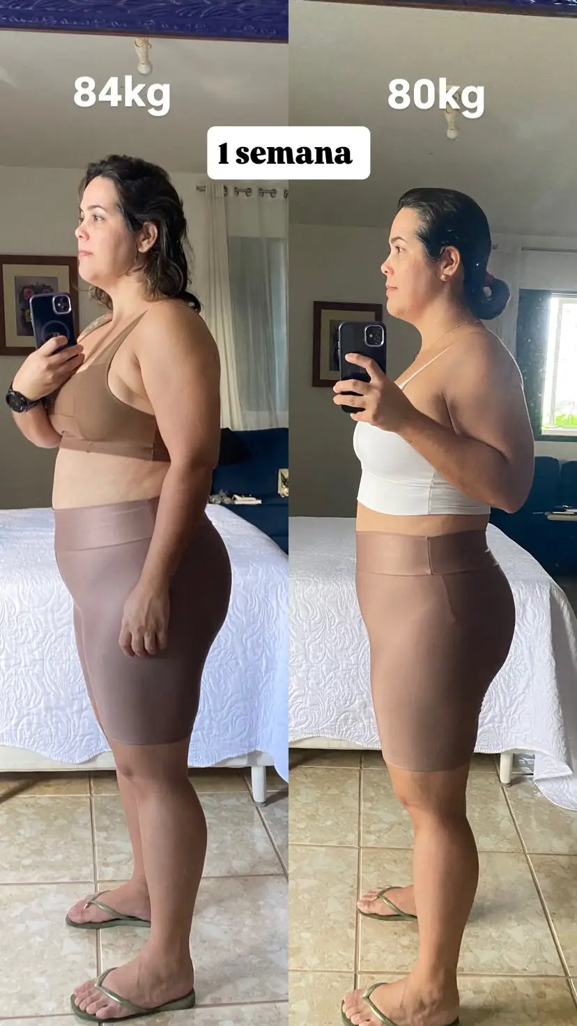 Antes e depois aluno 4